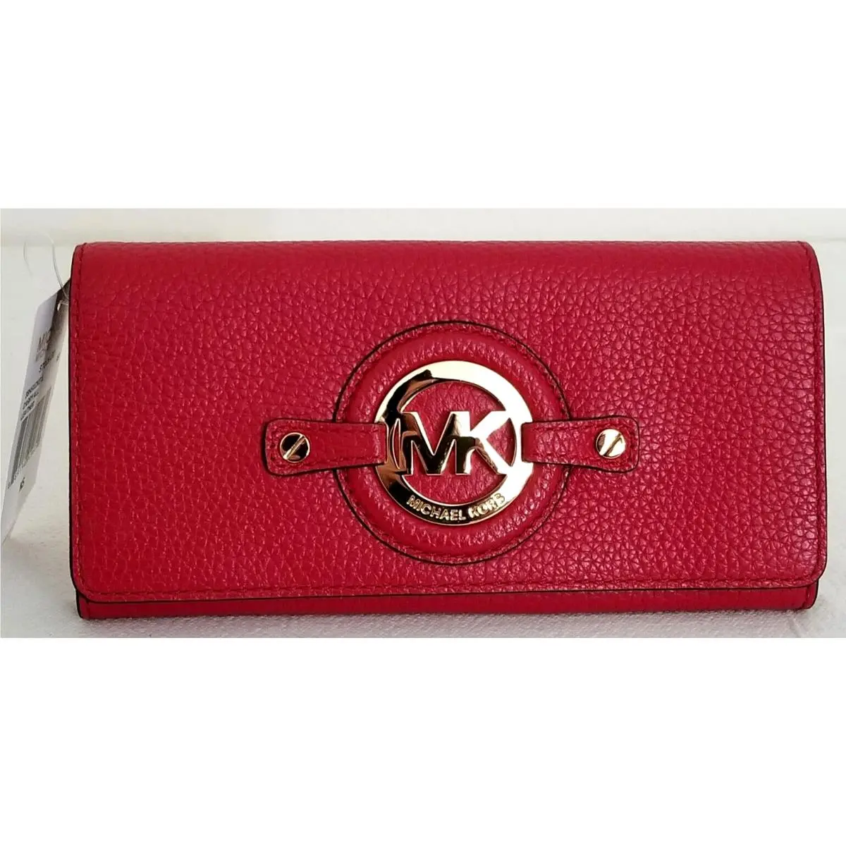 Gladstone Red Beige Logo Satchel Bag+/or Matching Wallet Wallet by Michael Kors