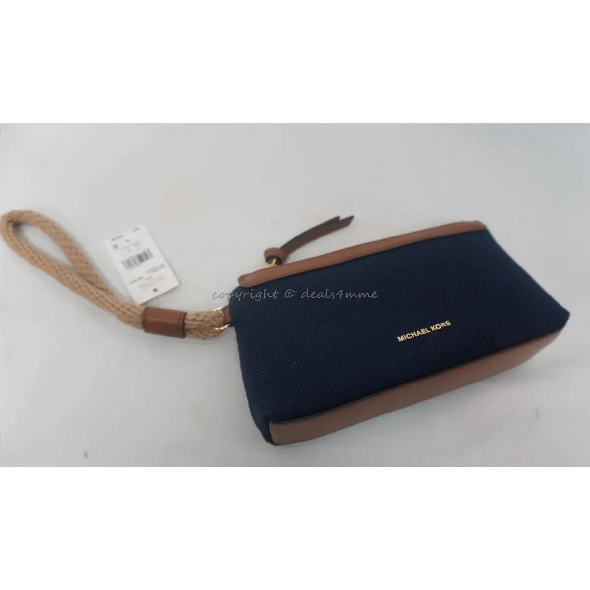 32S3GAMW1U Talia Small Top Zip Wristlet - Pick Your Color Navy Multi by Michael Kors