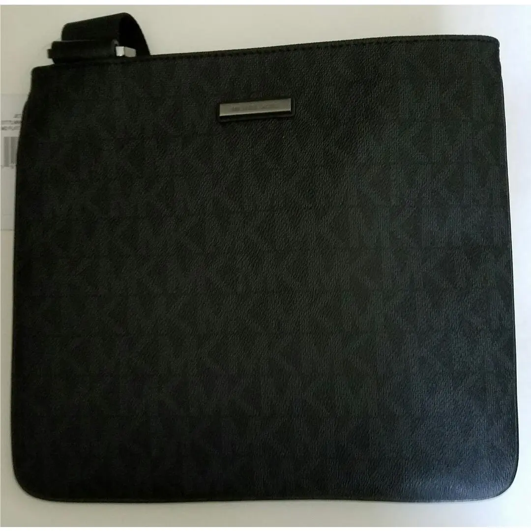 Michael Kors Men’s Russel Leather Medium Flat Crossbody Bag