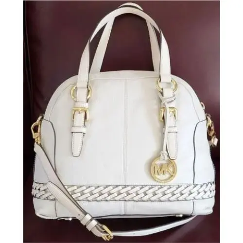 Gladstone Vanilla Leather LG Satchel Bag+/or Matching Wallet Satchel by Michael Kors