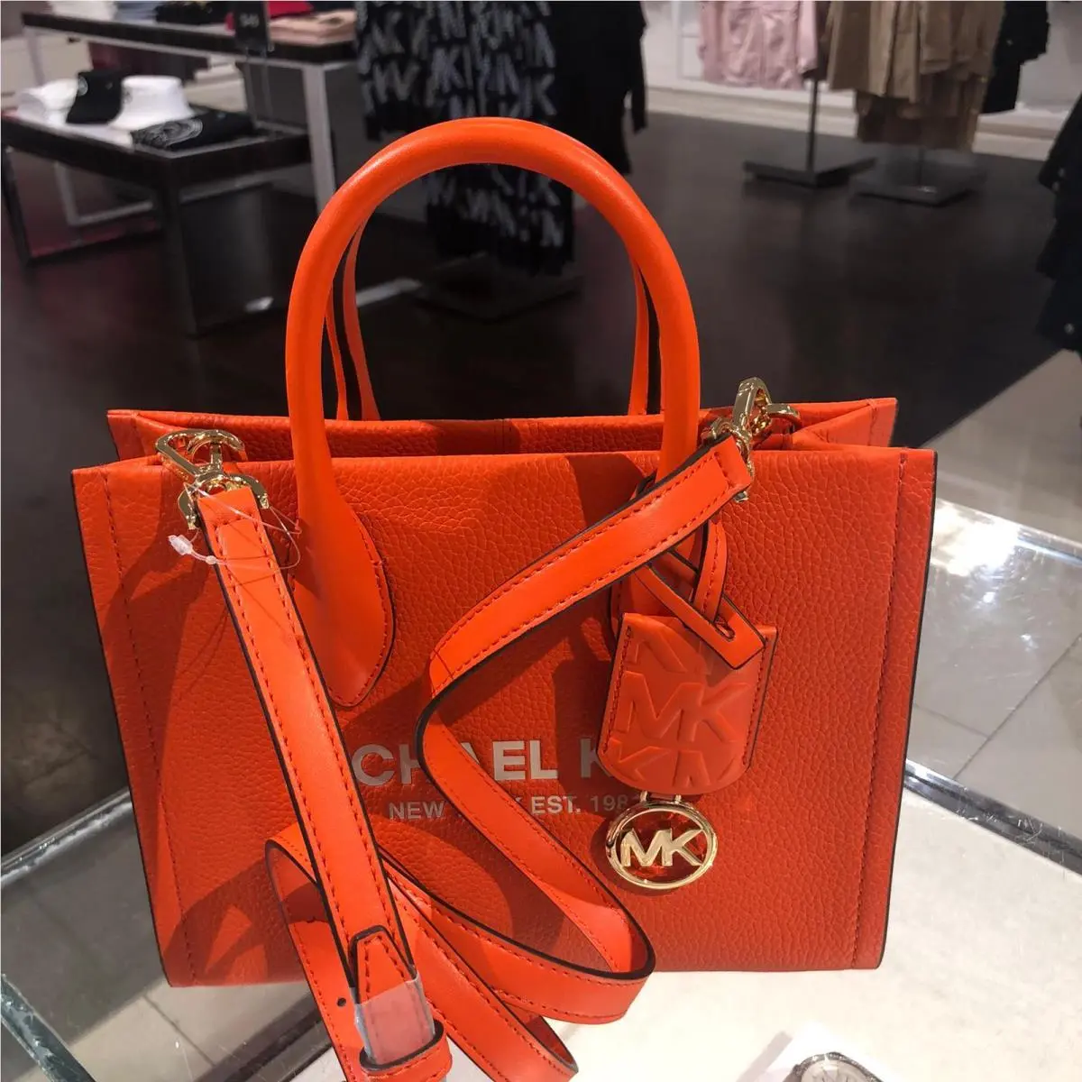 Women Small Crossbody Messenger Handbag Purse Shopper Bag Color Var POPPY MULTI by Michael Kors