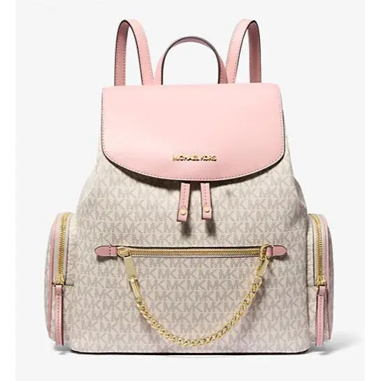 Michael Kors Jet Set Large Logo Chain Backpack MK 35T1GTTB3B