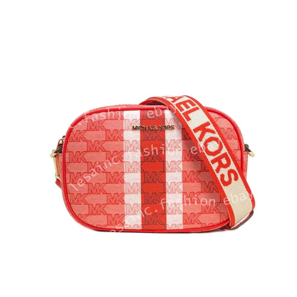 Michael Kors Medium Logo Stripe Crossbody Bag 35F3GTVC2I /35F3STVC2I