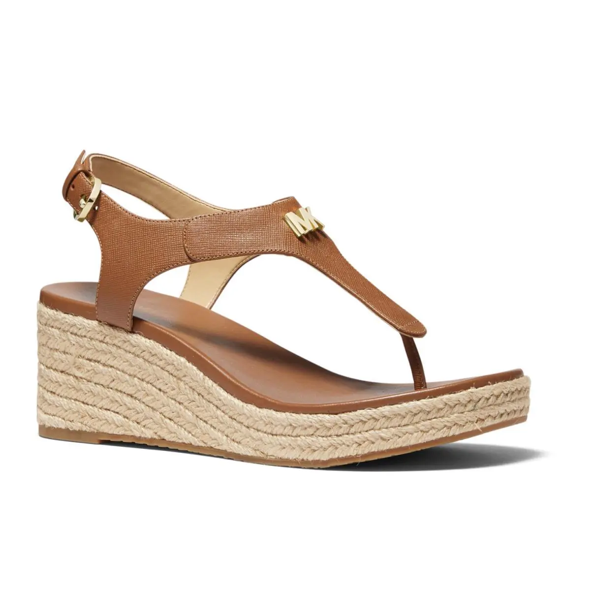 Kors Women`s Laney Luggage Thong Espadrille Sandals