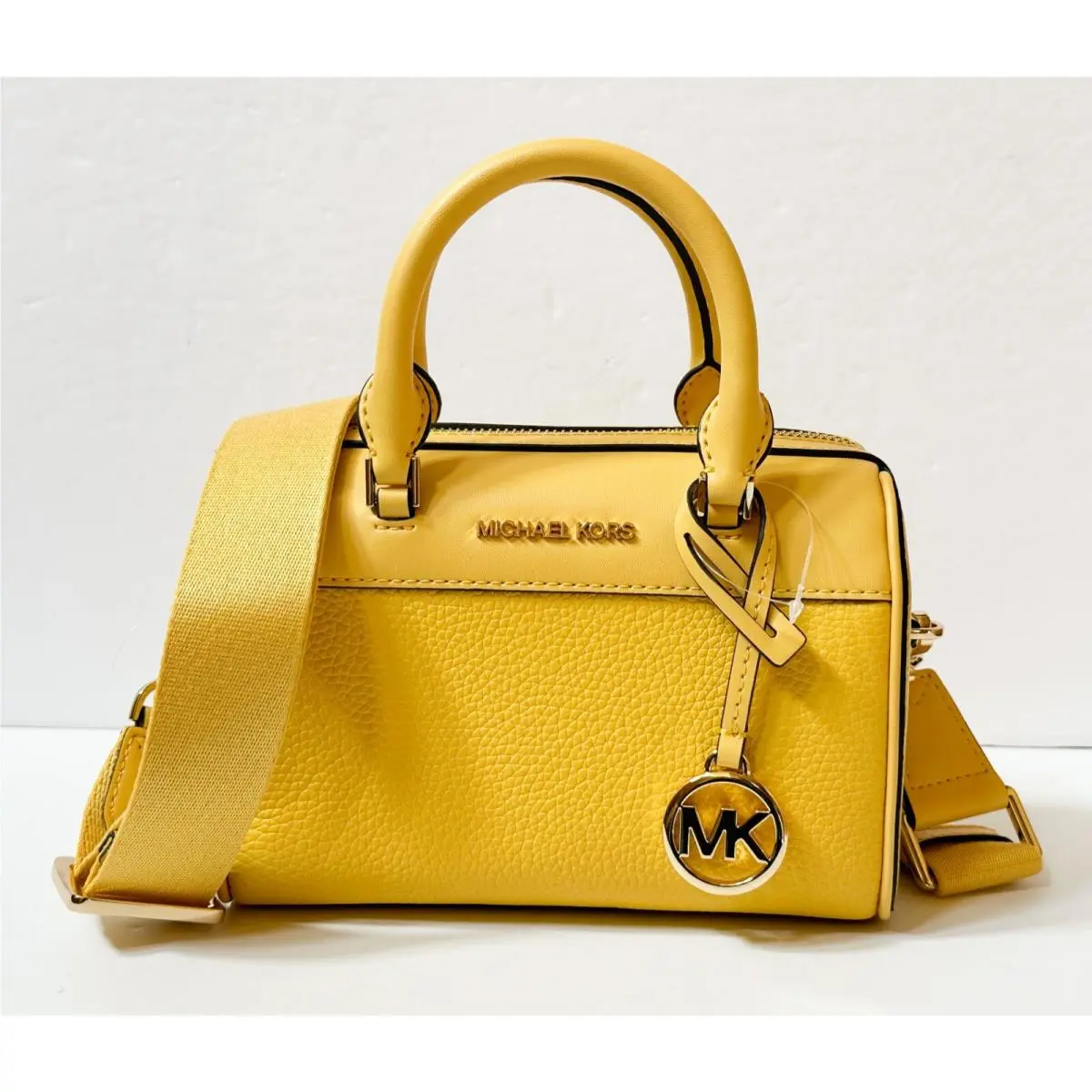 Travel XS Mini Duffle Shoulder Crossbody Handbag DAFFODIL by Michael Kors
