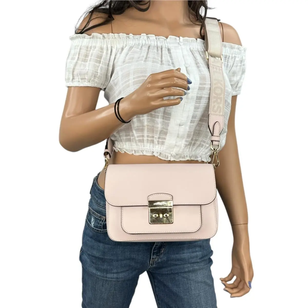 Michael Kors Sloan Editior Medium Flap Shoulder Crossbody Messenger Bag