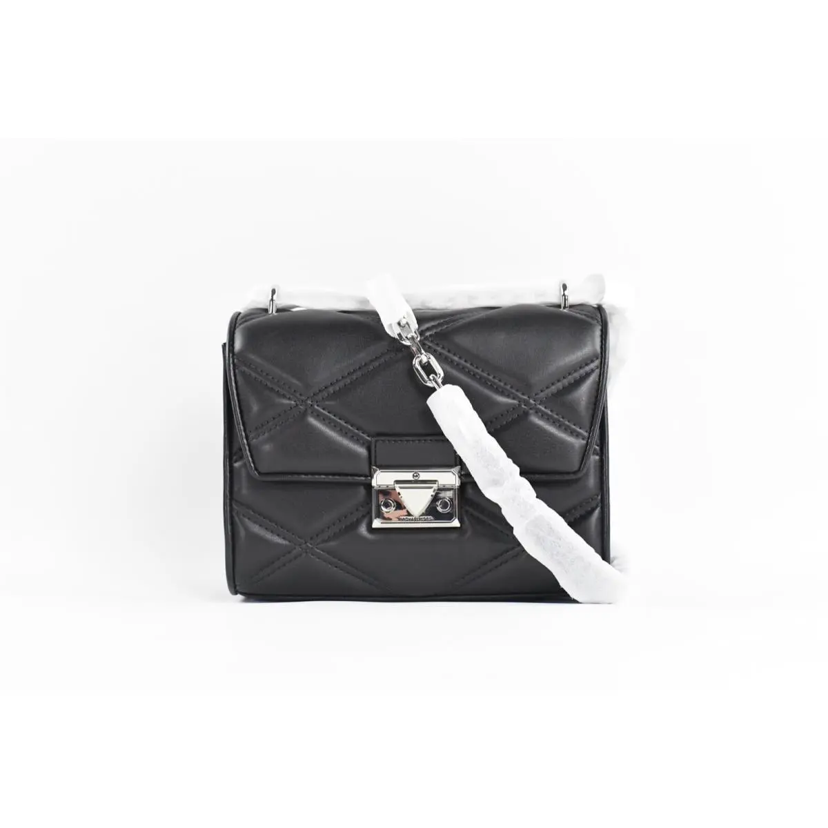 Michael Kors Serena Small/medium Flap Bag Vegan Leather Convertible Shoulder Bag