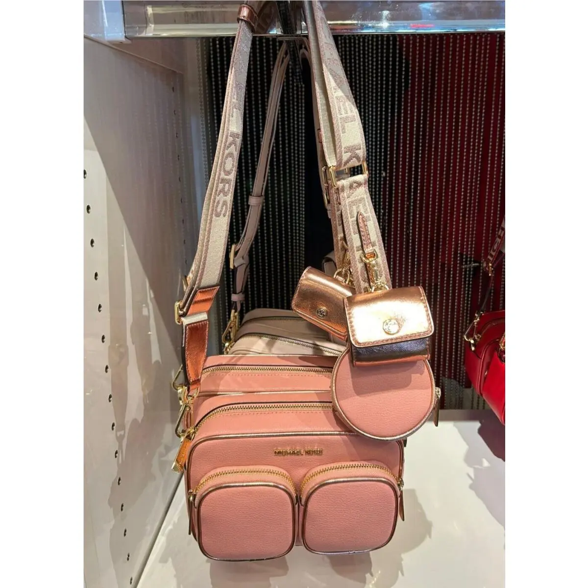 Medium Crossbody Bag Handbag Purse Shoulder Messenger Primrose MK by Michael Kors