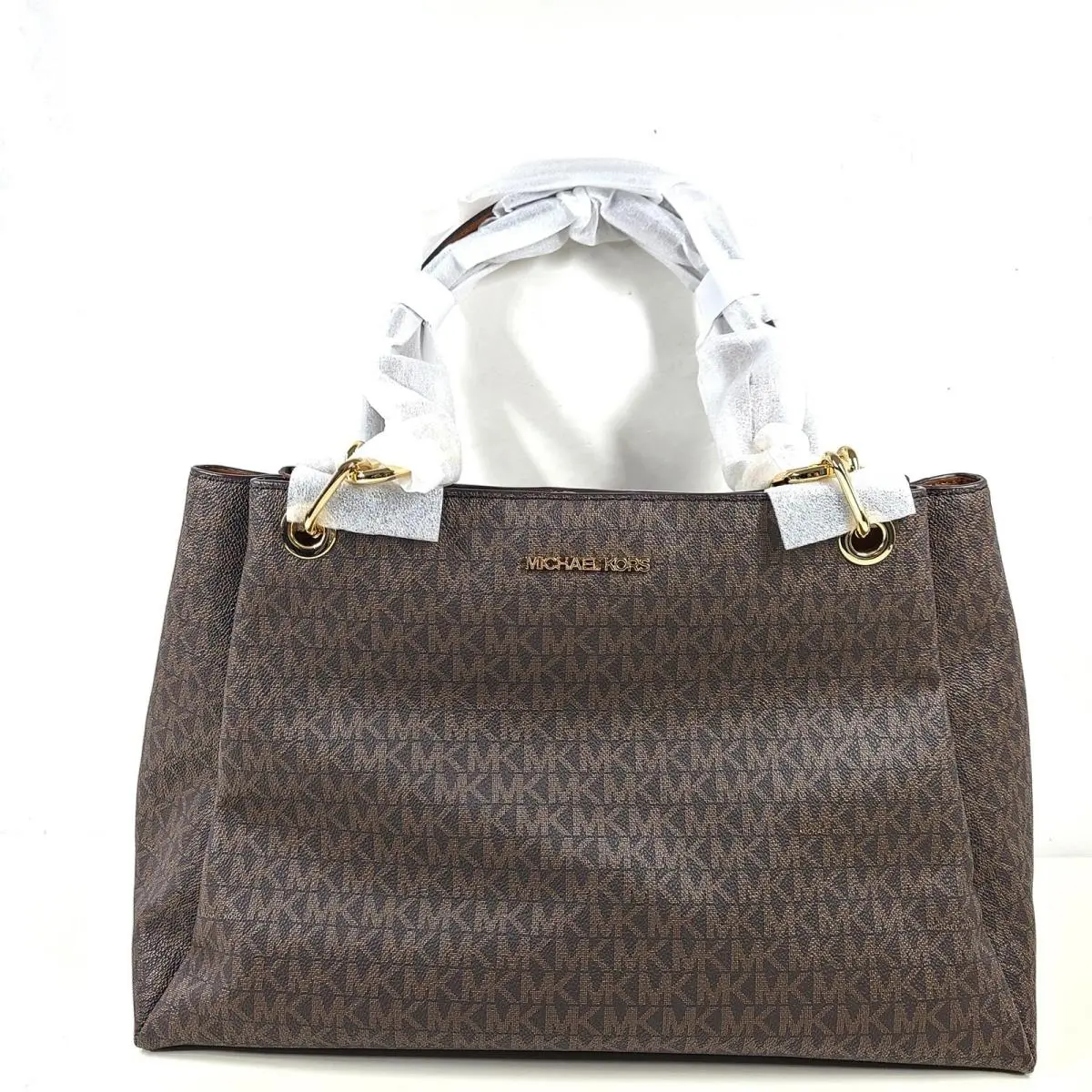 Michael Kors Trisha Large Shoulder Bag 35H1G9TL9B Brown