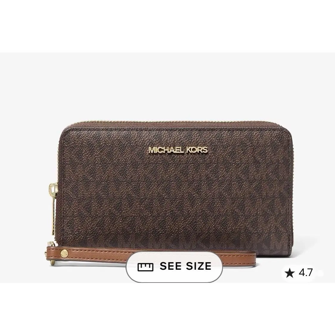 35F8GTVW9B-847 Women`s Jet Set Travel Multifunction Phone Case by Michael Kors