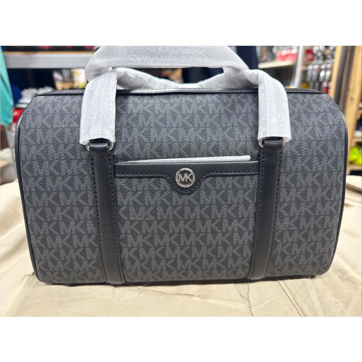 Michael Kors Travel Medium Duffle Satchel Bag Purse Handbag 35S4STFS8B