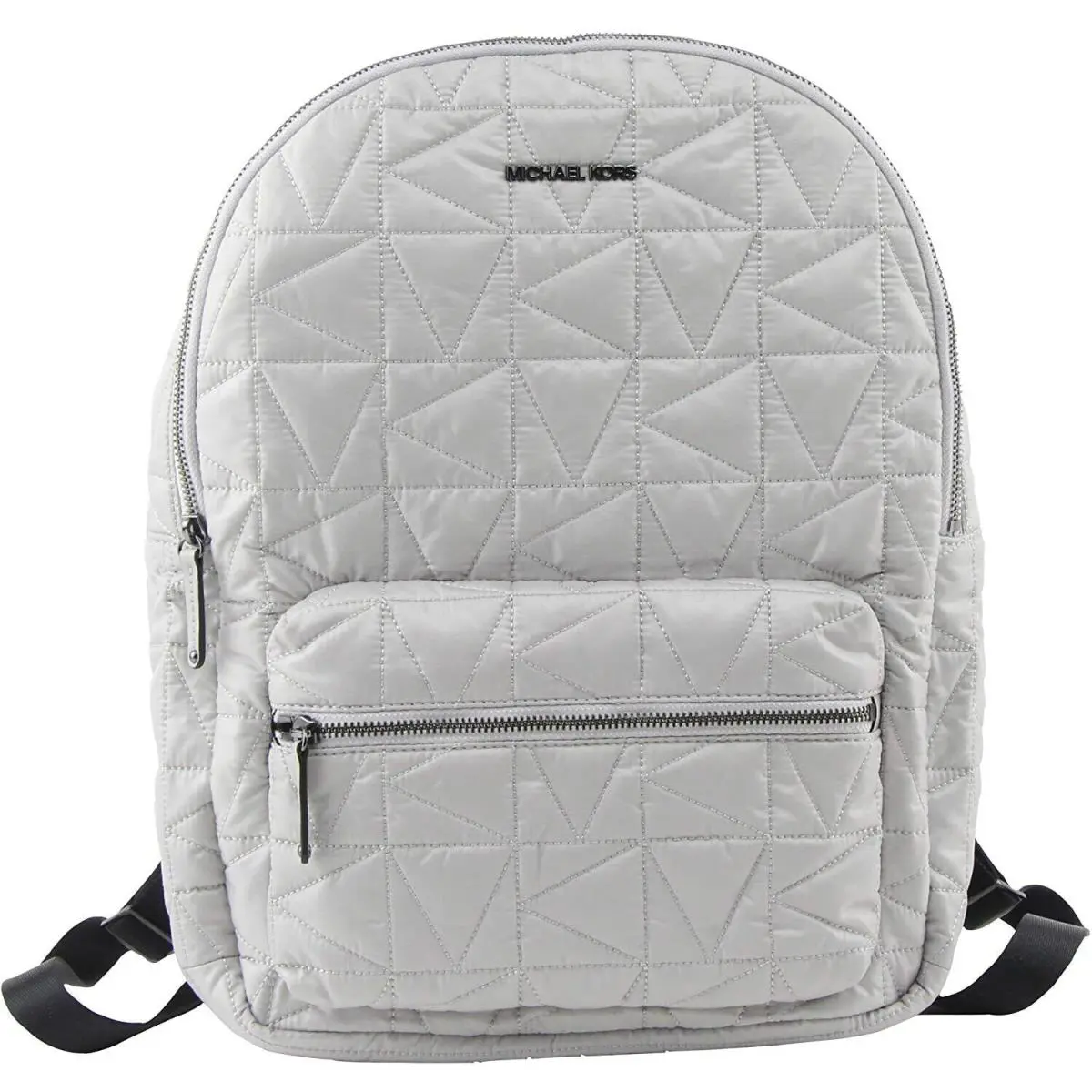 Michael Kors Winnie Large Nylon Backpack 35T0UW4B7C Aluminum Gray