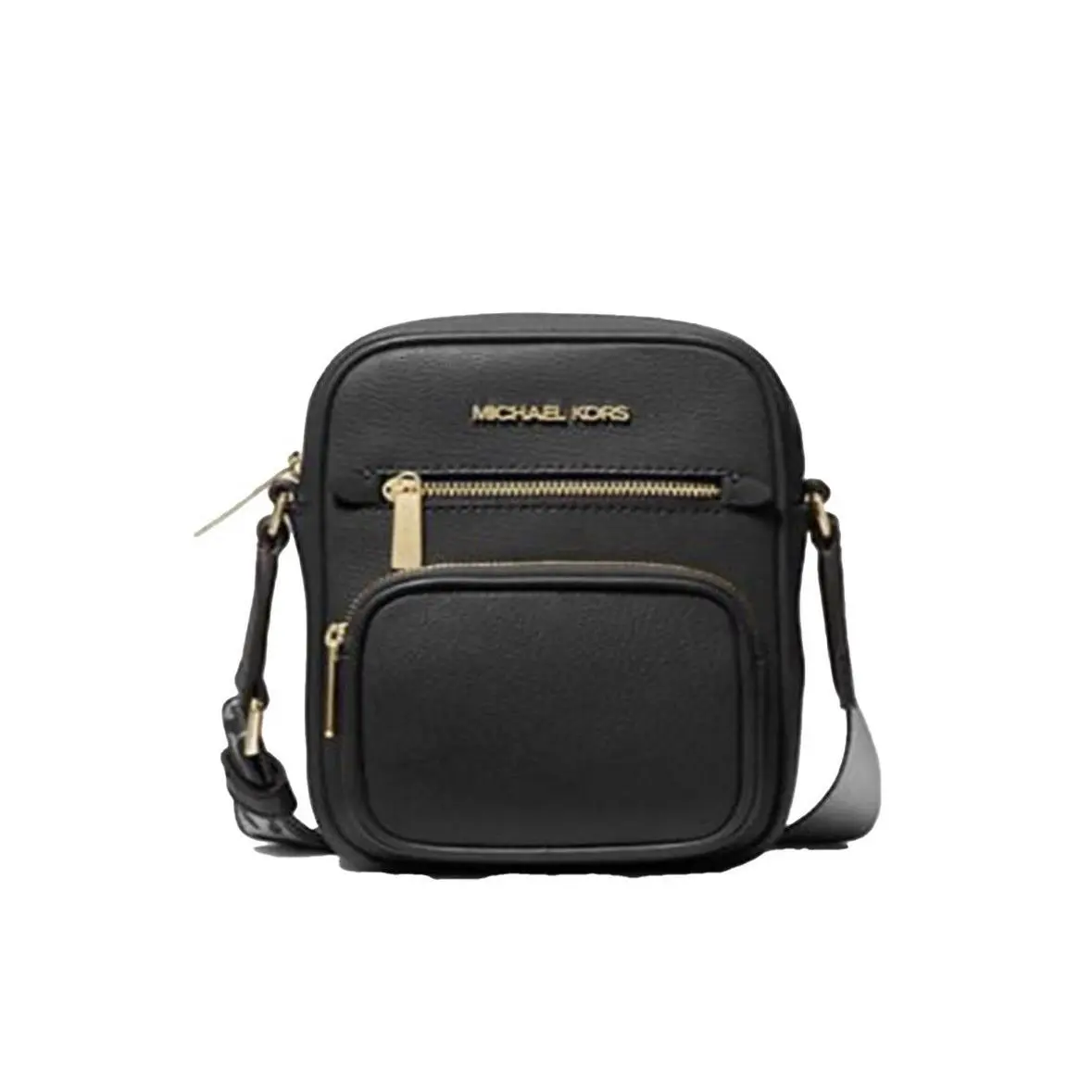 Michael Kors Jet Set Medium Pocket Crossbody Bag Black 35T4GTTC2L