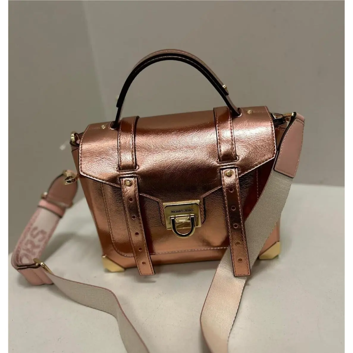 Medium School Satchel Crossbody Handbag Purse Bag Shoulder Tote MK by Michael Kors