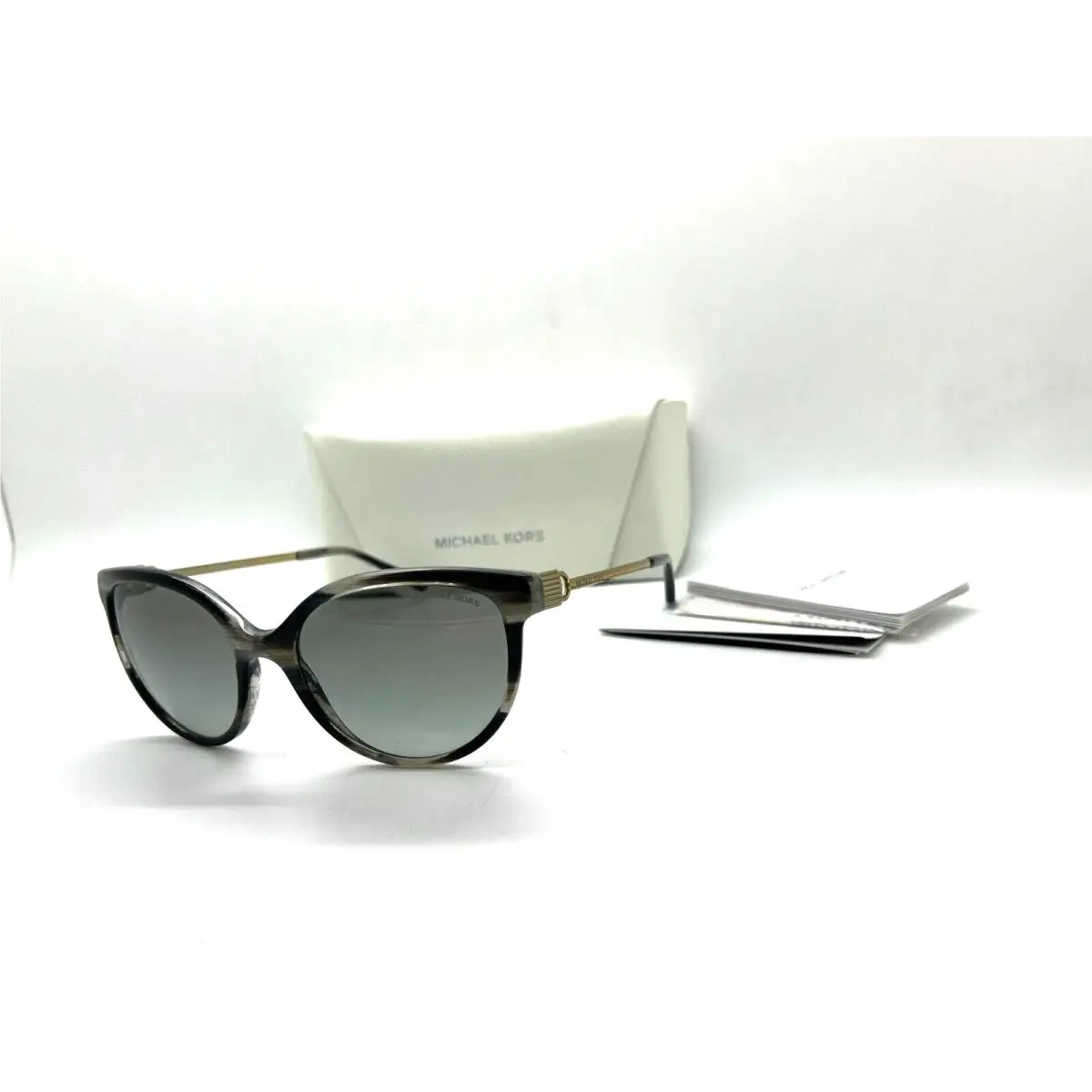 Michael MK2052 (abi) 328911 Kors Women`s MK2052 Abi 328911 Brown Horn/gold 55-18-140MM Sunglasses