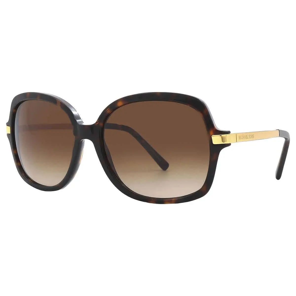 Michael Kors Sunglasses MK 2024 316011 Black Gold / Gray Gradient 57 mm