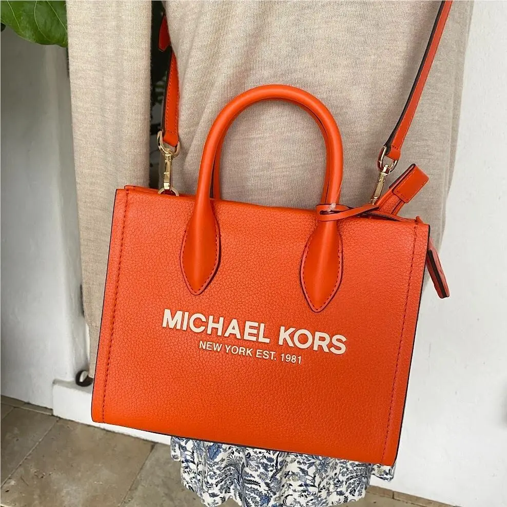 Michael Kors Small Crossbody Handbag Purse Shopper Shoulder Bag- Poppy Multi