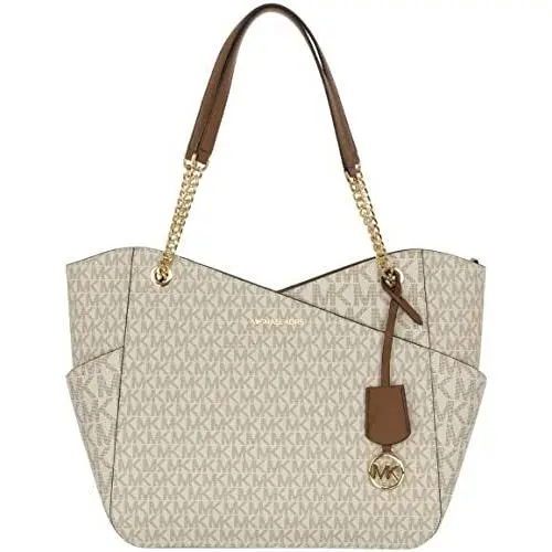 Women Fashion Purse Large Shoulder Tote Handbag Bag Vanilla Satchel by Michael Kors