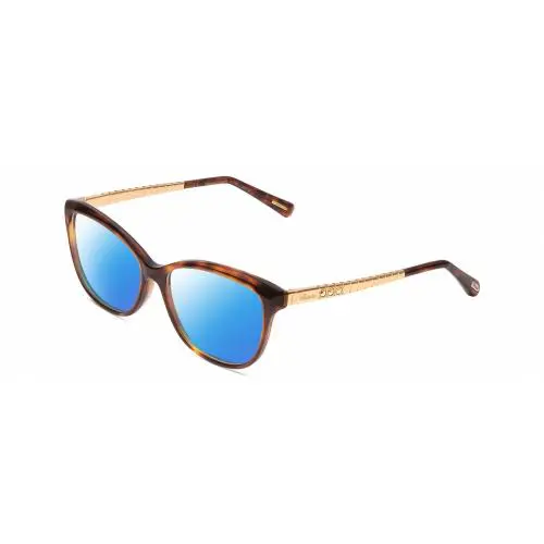 VCH243S Women Cateye Polarized Sunglasses Tortoise Havana/rose Gold 53mm by Chopard