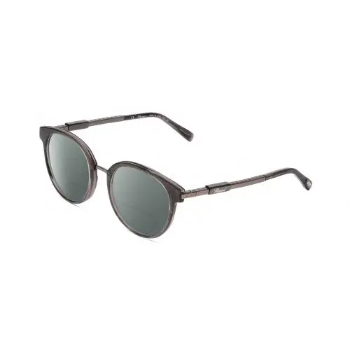 Ceramic VCH239 Womens Polarized Bifocal Sunglasses in Grey/gunmetal 50mm Grey by Chopard