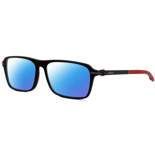 VCH310 Unisex Designer Polarized Sunglasses Black Gold Grey 52 mm 4 Opt Blue Mirror Polar by Chopard