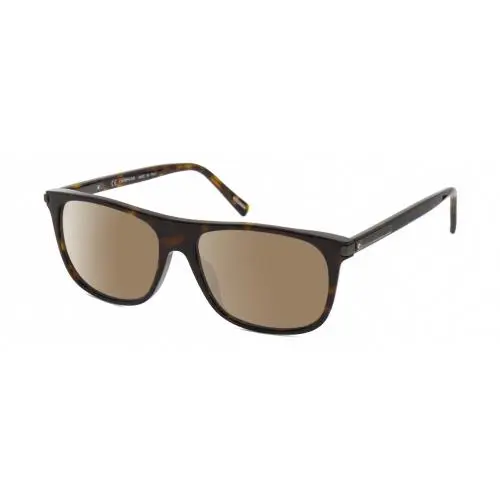 SCH294 Unisex Polarized Sunglasses Brown Tortoise Gunmetal 57mm 4 Option Amber Brown Polar by Chopard