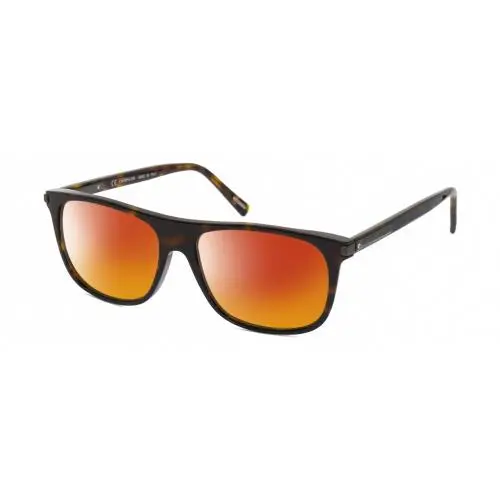 SCH294 Unisex Polarized Sunglasses Brown Tortoise Gunmetal 57mm 4 Option Red Mirror Polar by Chopard