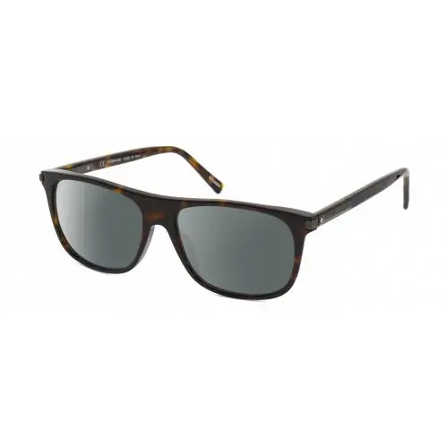 SCH294 Unisex Polarized Sunglasses Brown Tortoise Gunmetal 57mm 4 Option Smoke Grey Polar by Chopard