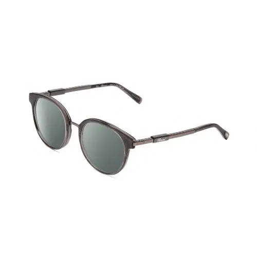 Ceramic VCH239 Womens Polarized Sunglasses in Grey Crystal/gunmetal 50mm Smoke Grey Polar by Chopard