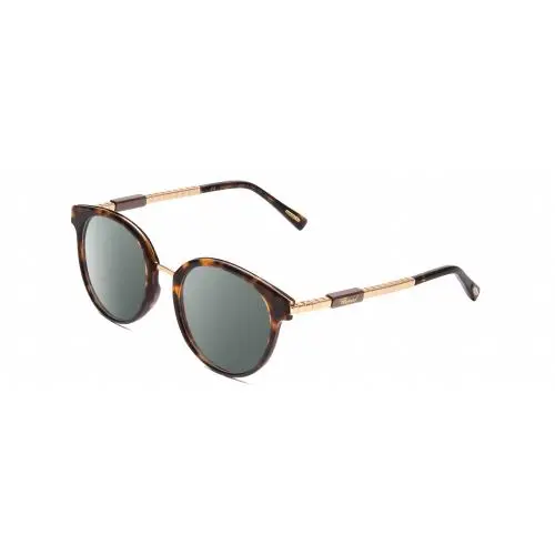 Ceramic VCH239 Unisex Polarized Sunglasses Brown Tortoise/rose Gold 50mm Smoke Grey Polar by Chopard