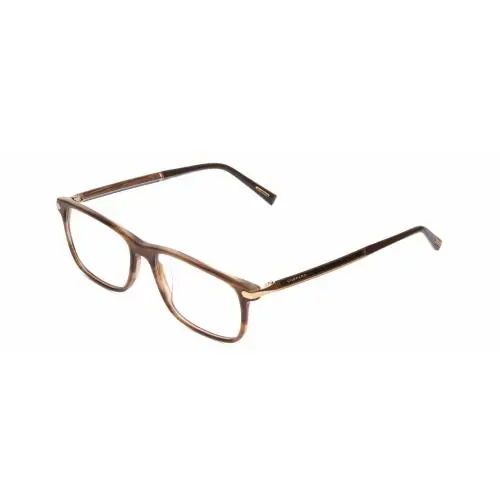 Chopard Carbon Fiber Wood VCH249 Unisex Reading Glasses in Brown Beige/gold 55mm +2.75