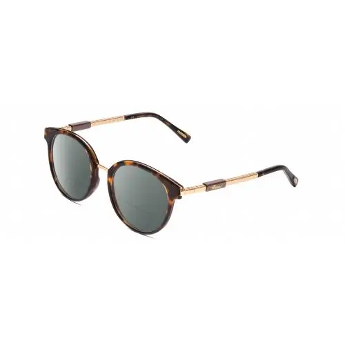 Ceramic VCH239 Unisex Polarized Bifocal Sunglass Tortoise/rose Gold 50mm Grey by Chopard