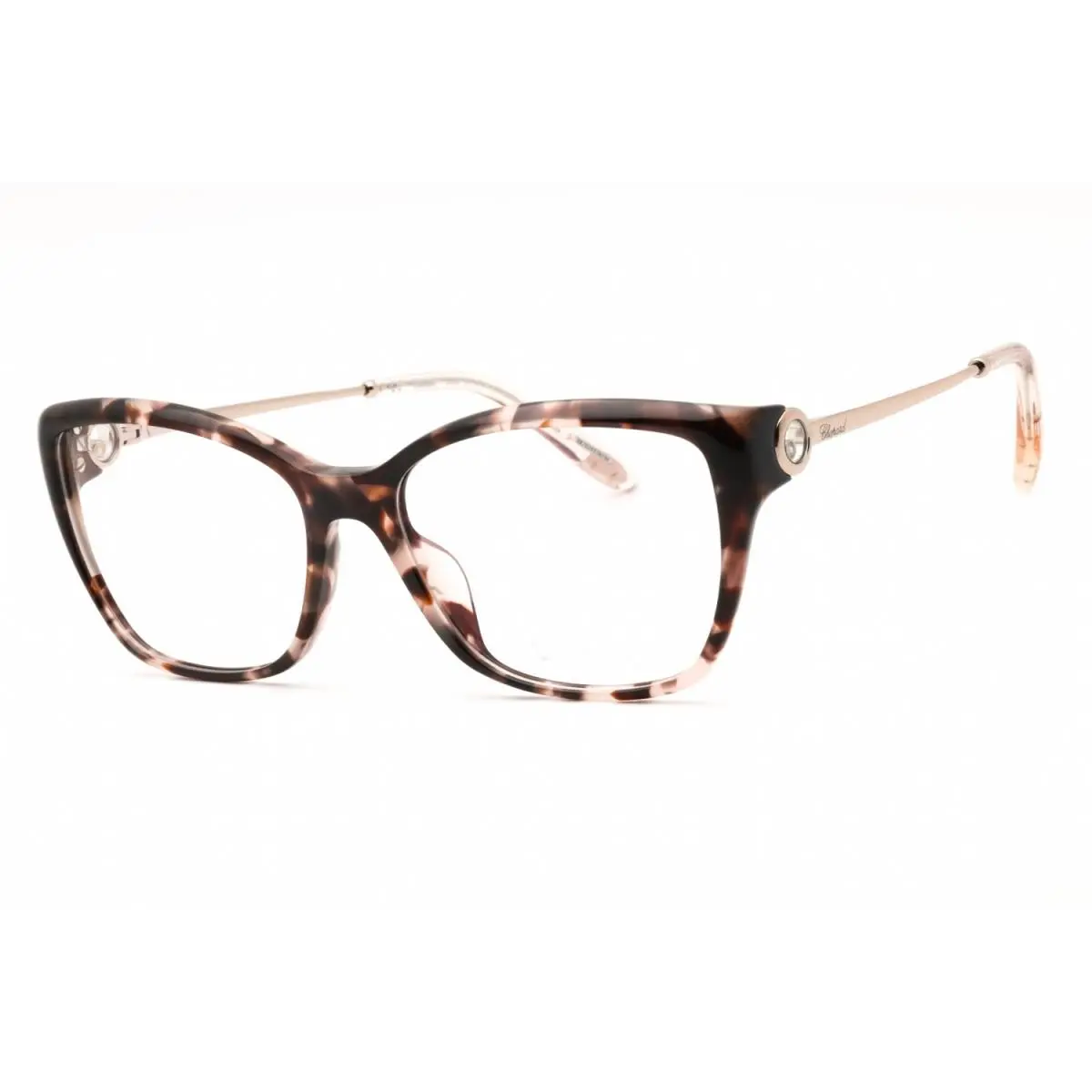 Chopard VCH322S 01GQ Eyeglasses Brown Havana Lilac Frame 55mm