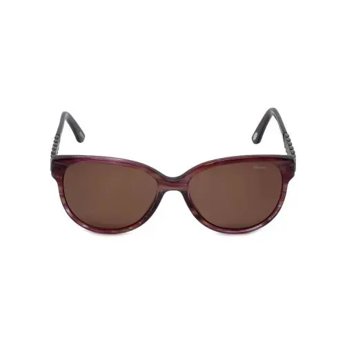 Chopard Designer Sunglasses SCH150S-06XD in Violet-striped with Brown Lens