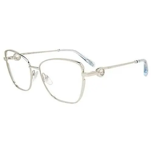 Chopard 23KT Gold Plated VCHF15S-0579 Cateye Eyeglasses Frame Silver/blue 55 mm