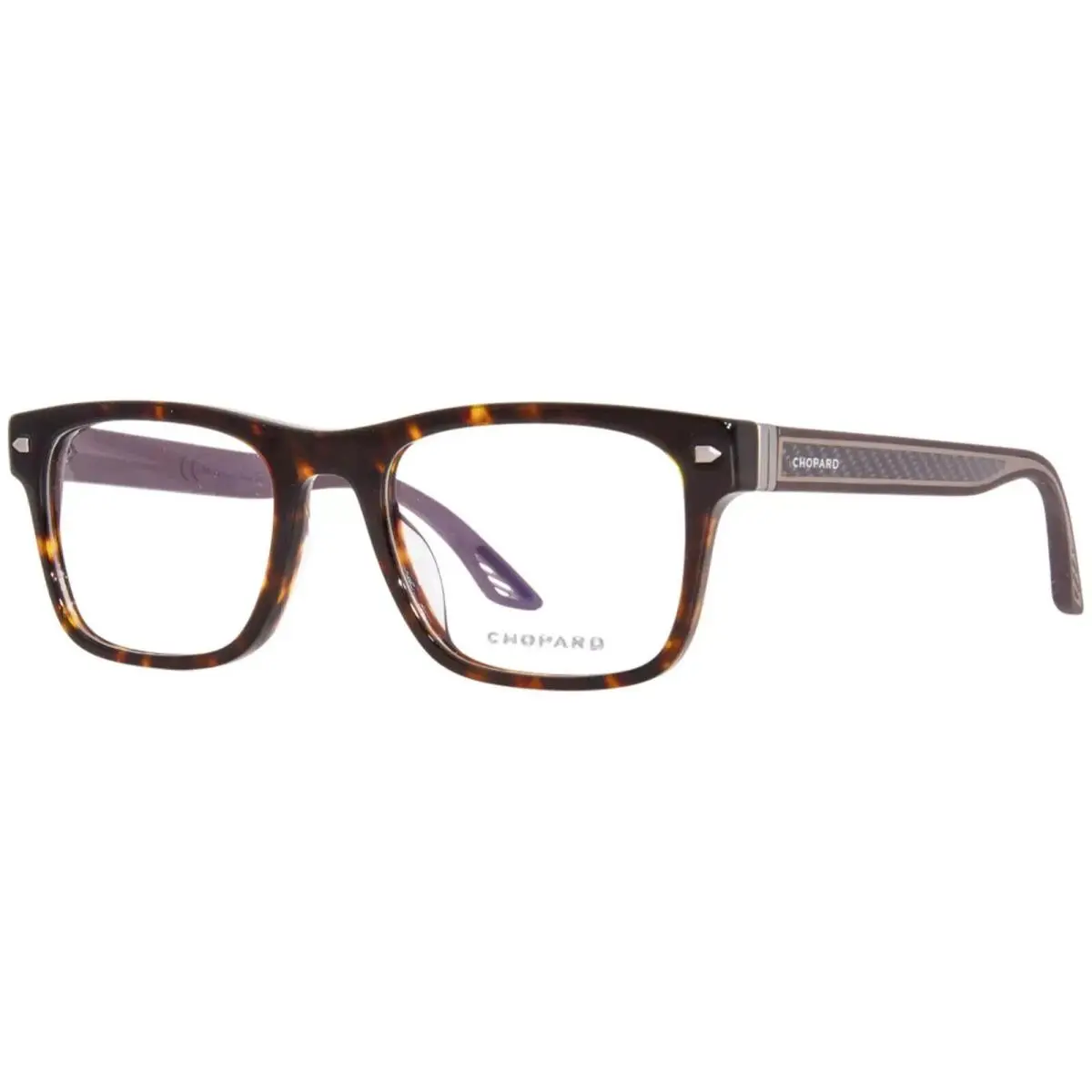 VCH326 0909 Titanium Eyeglasses Men`s Tortoise Full Rim 53-20-145 by Chopard