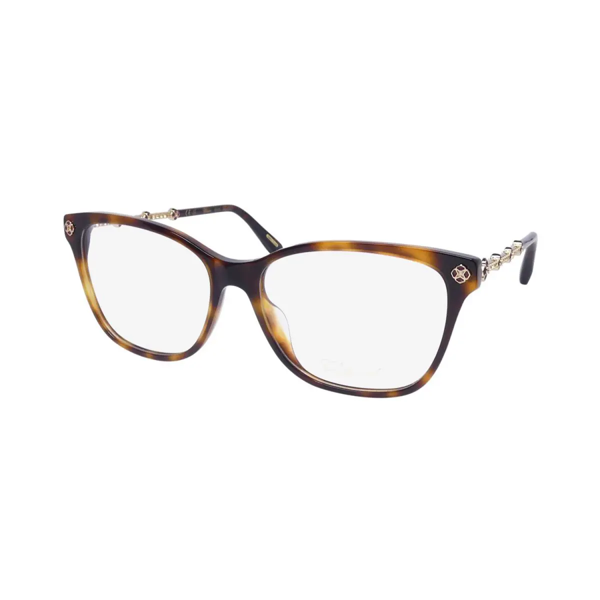 Chopard VCH352S Glasses Womens Italy Cat Eye 03AQ 54-15-140 Brown Full-rim - Frame: Brown