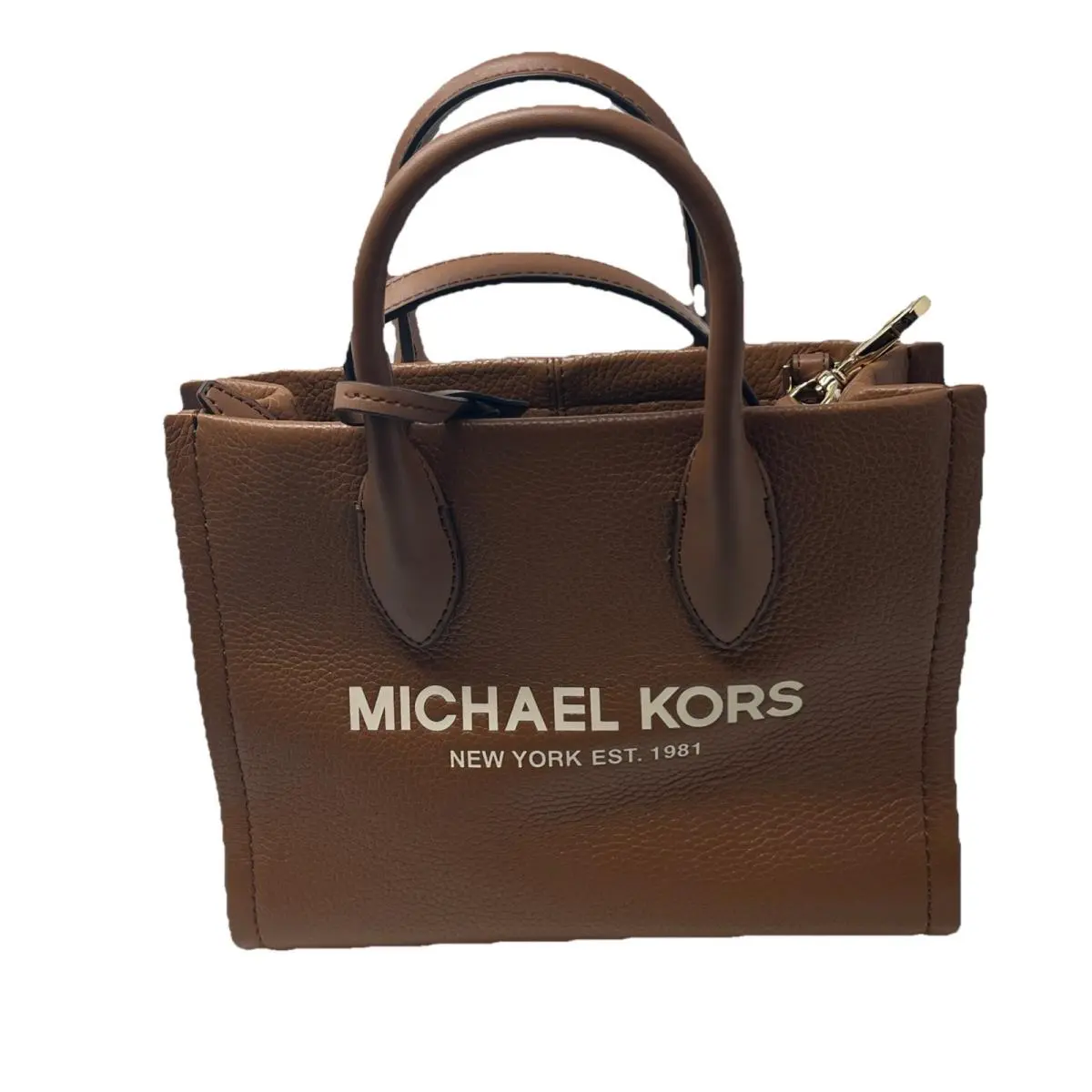 Mirella Small Shopper Top Zip Crossbody Satchel Bag Purse by Michael Kors