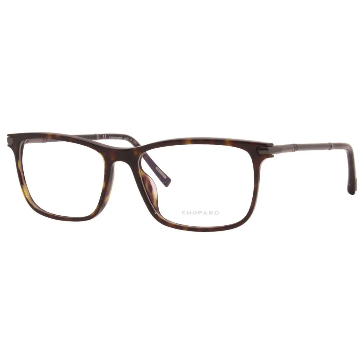 Chopard VCH285 0722 Eyeglasses Men`s Tortoise Full Rim Optical Frame 55mm - Frame: Tortoise