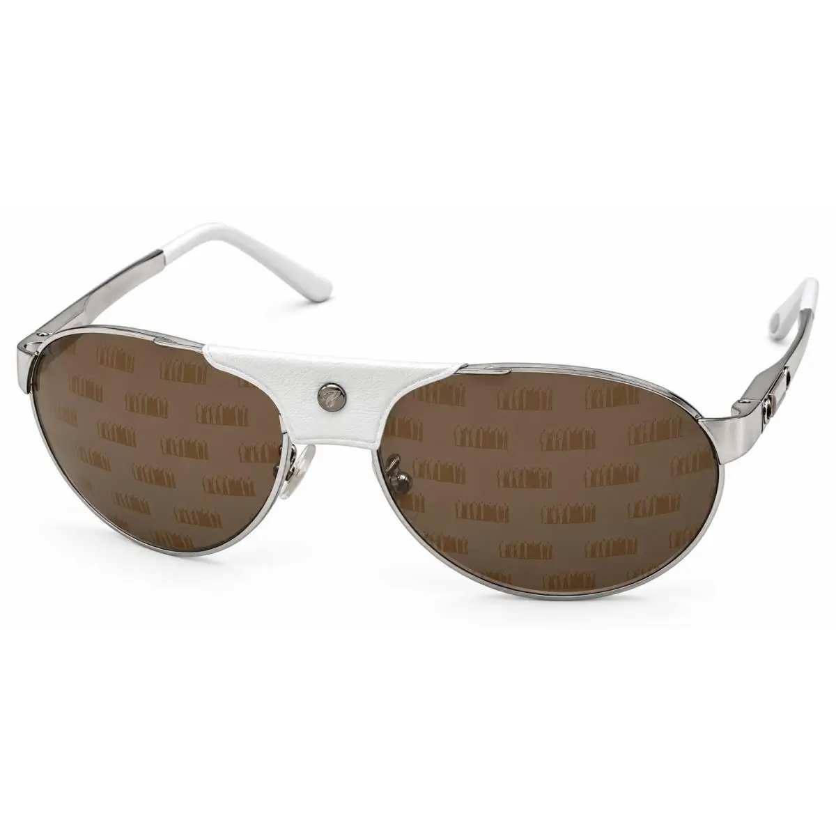 Chopard Mens Sunglasses Silver Metal Aviator Sunglass SCHA25 579