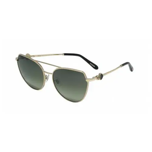 Chopard ­happy Hearts Womens Sunglasses SCHC87S ­594X Gold/green Lens 60mm - Frame: Gold, Lens: Green