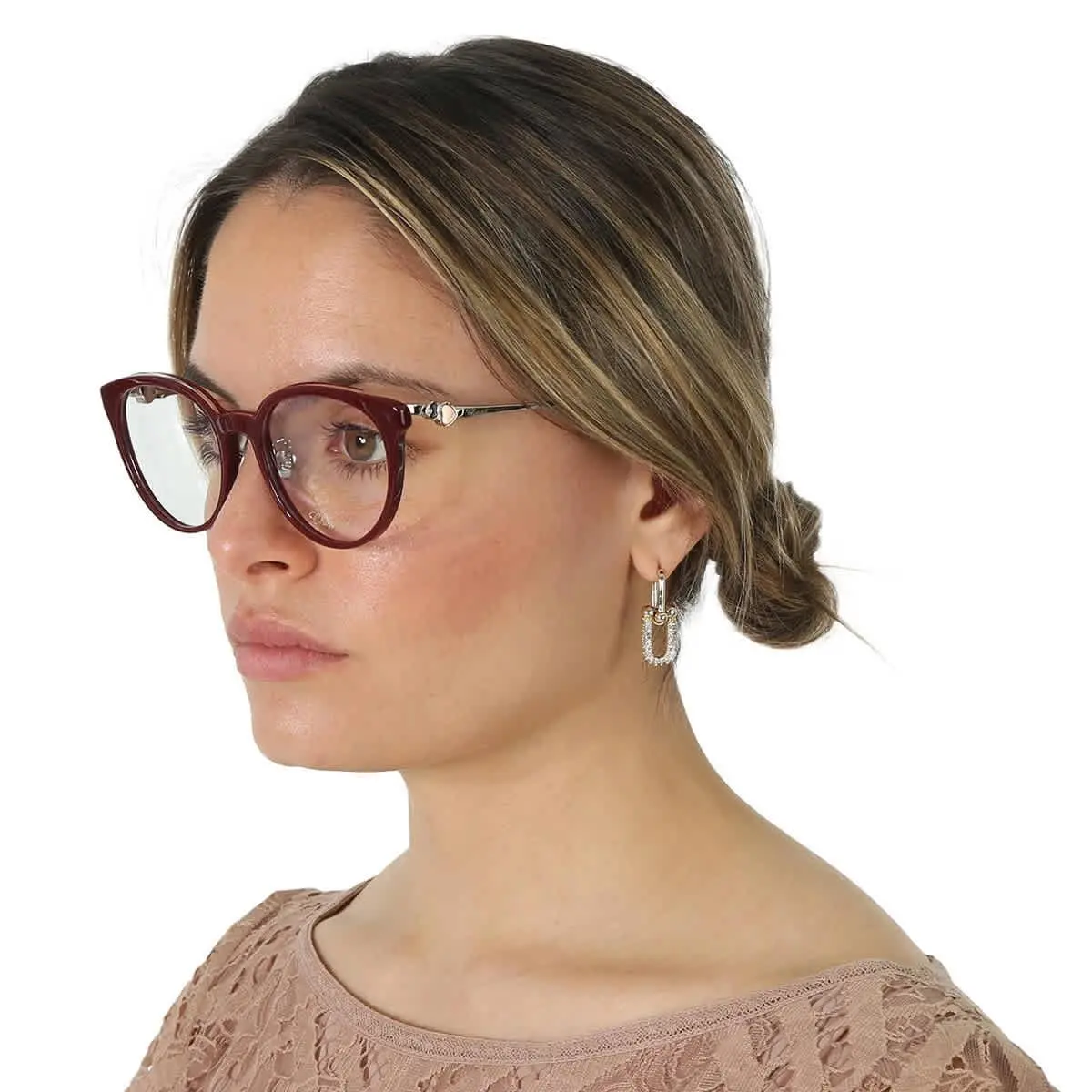 Chopard Demo Oval Ladies Eyeglasses VCH331S 09FH 53 VCH331S 09FH 53 - Red, Frame: Red
