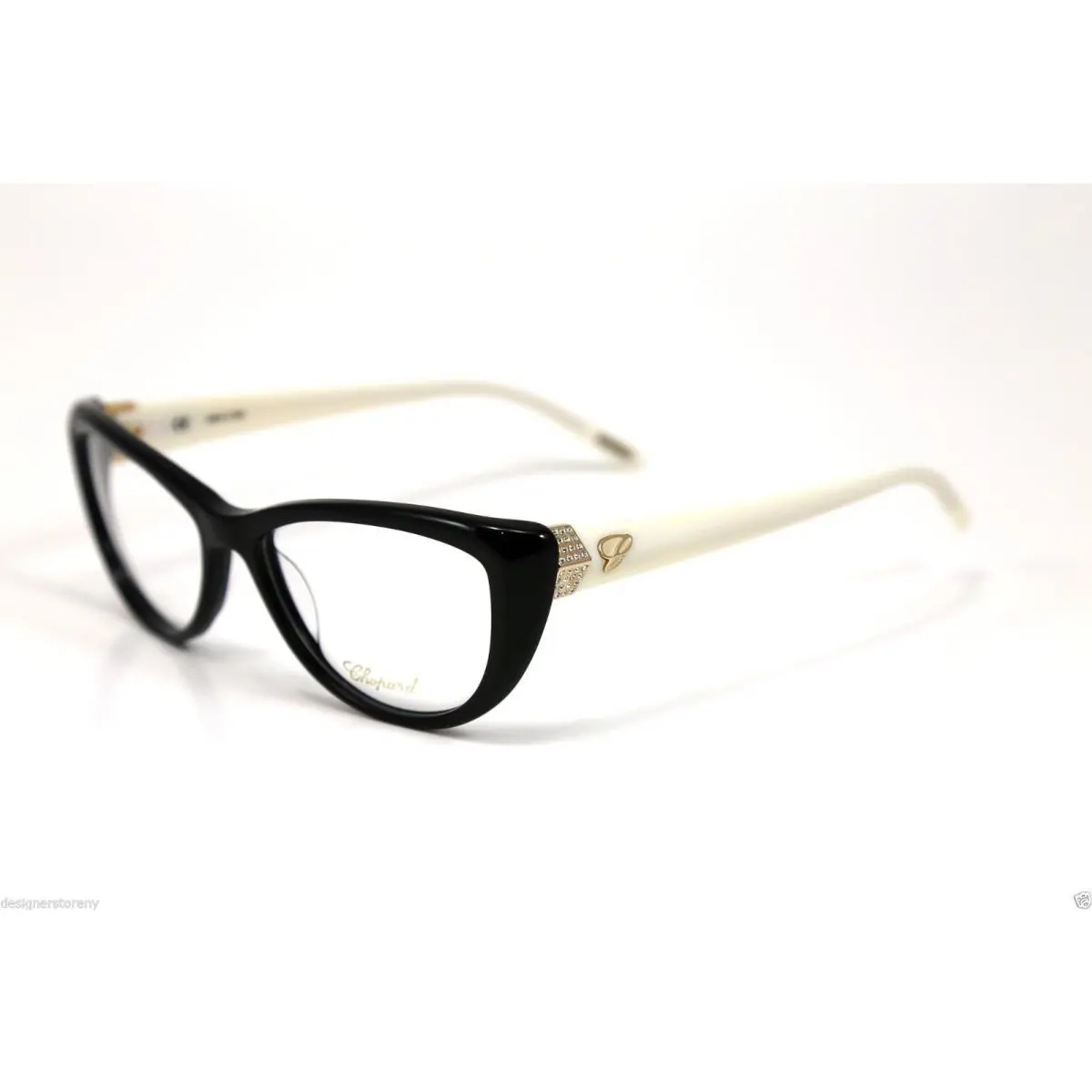 Chopard VCH082S Vch 082S 700X 53-16-140 Cream Black Eyewear Glasses Frame