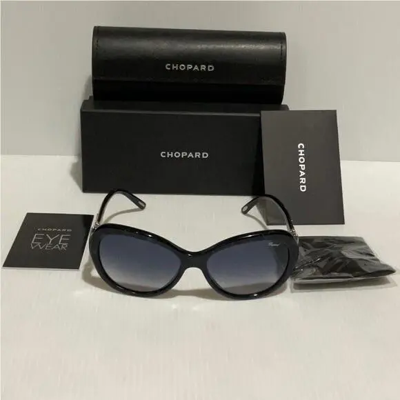 Chopard Woman’s Sunglasses sch209s Blue Tortoise Made in Italy