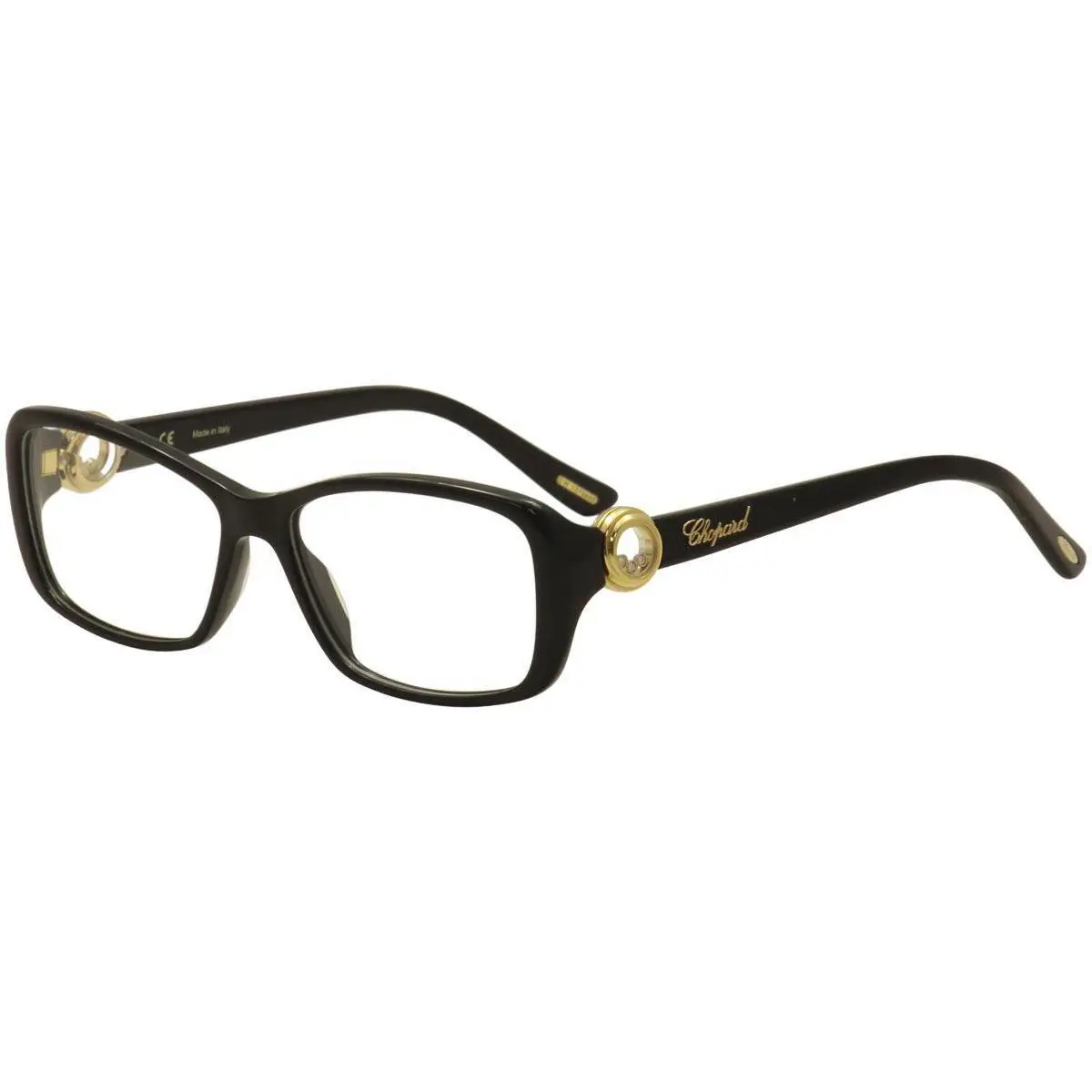 Women`s Eyeglasses VCH140S VCH/140S 0700 Shiny Black Optical Frame 55mm by Chopard