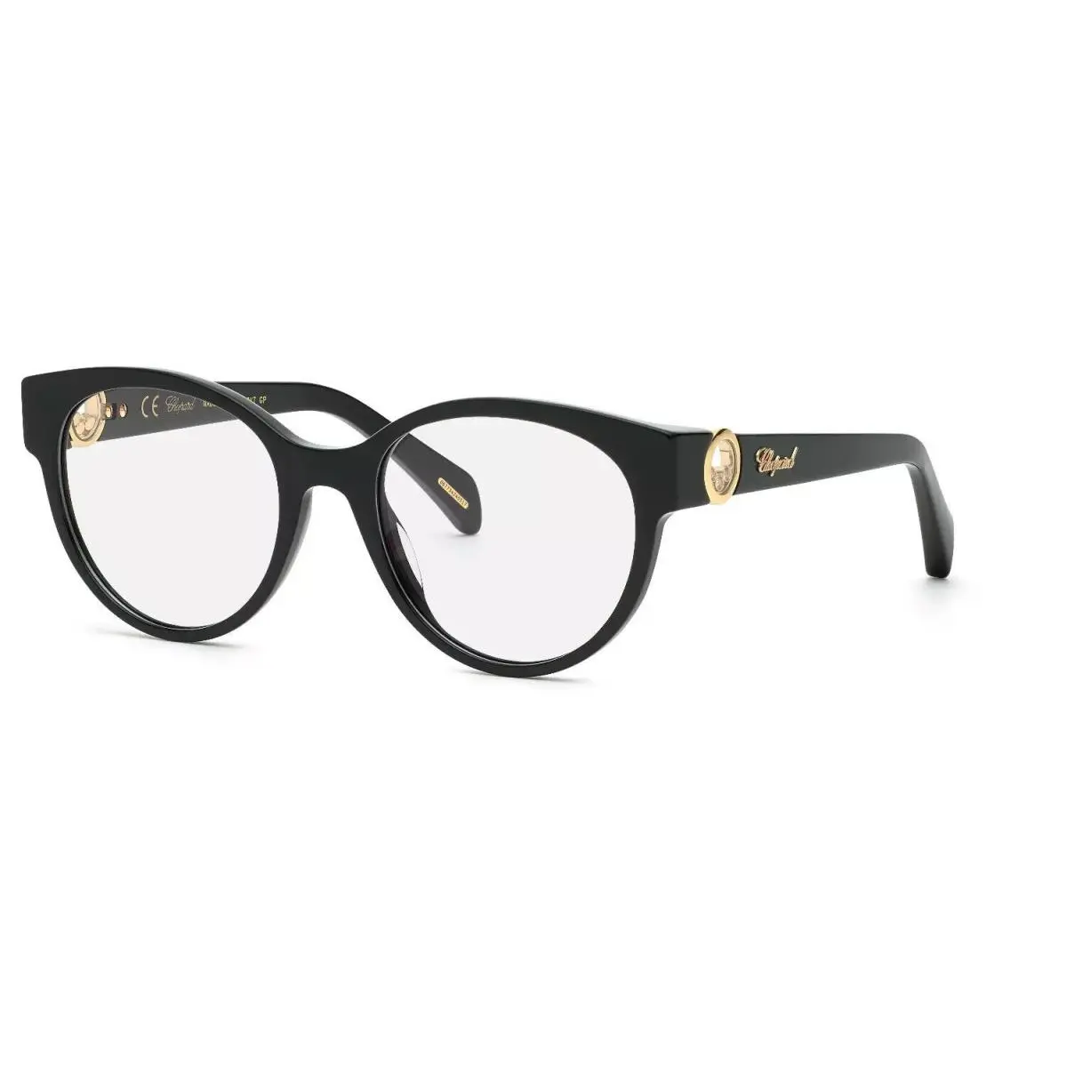 Demo Oval Ladies Eyeglasses VCH350S 0700 53 Black Optical Frame by Chopard
