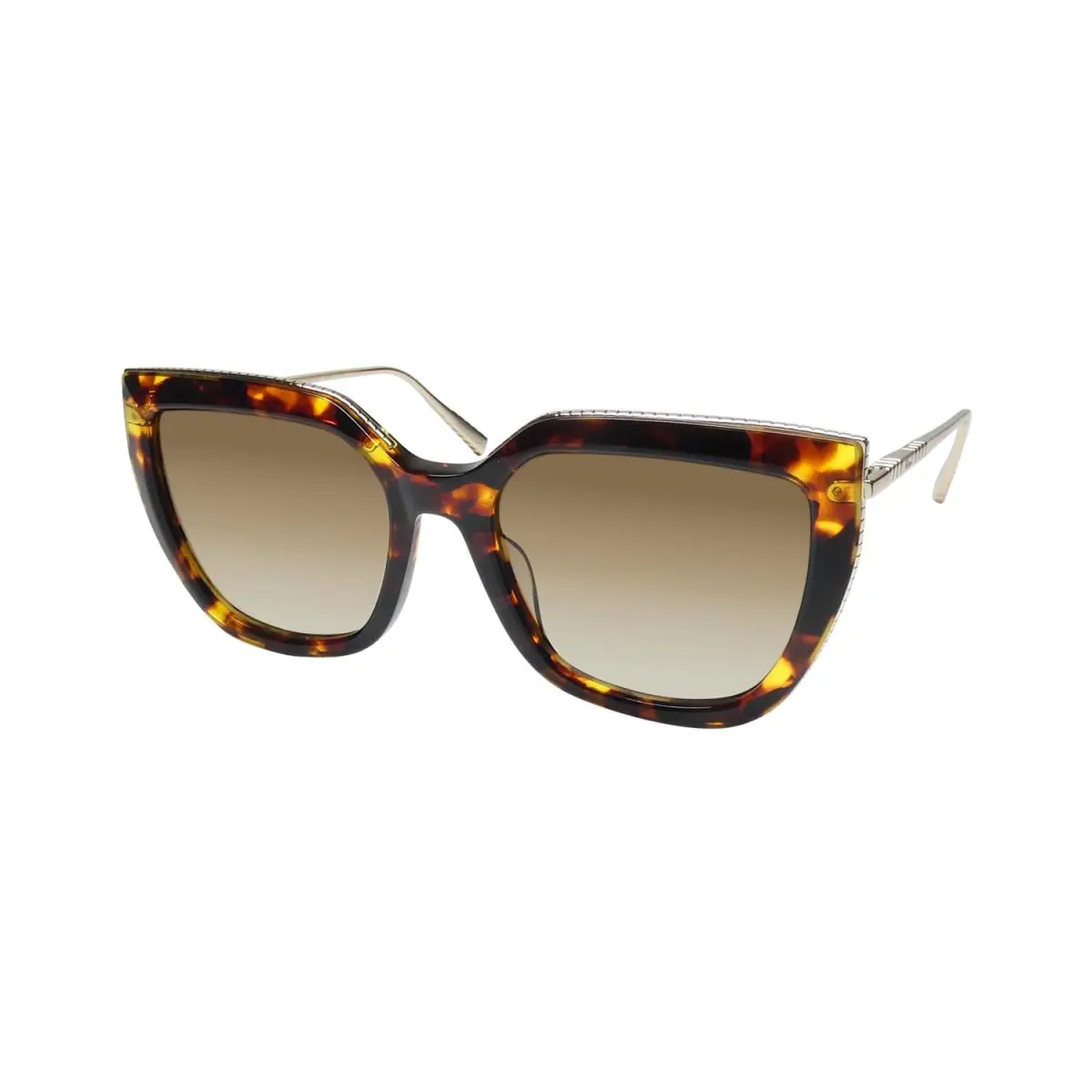 Chopard SCH319 Sunglasses Titanium Tortoise Square 0745 Italy Full-rim