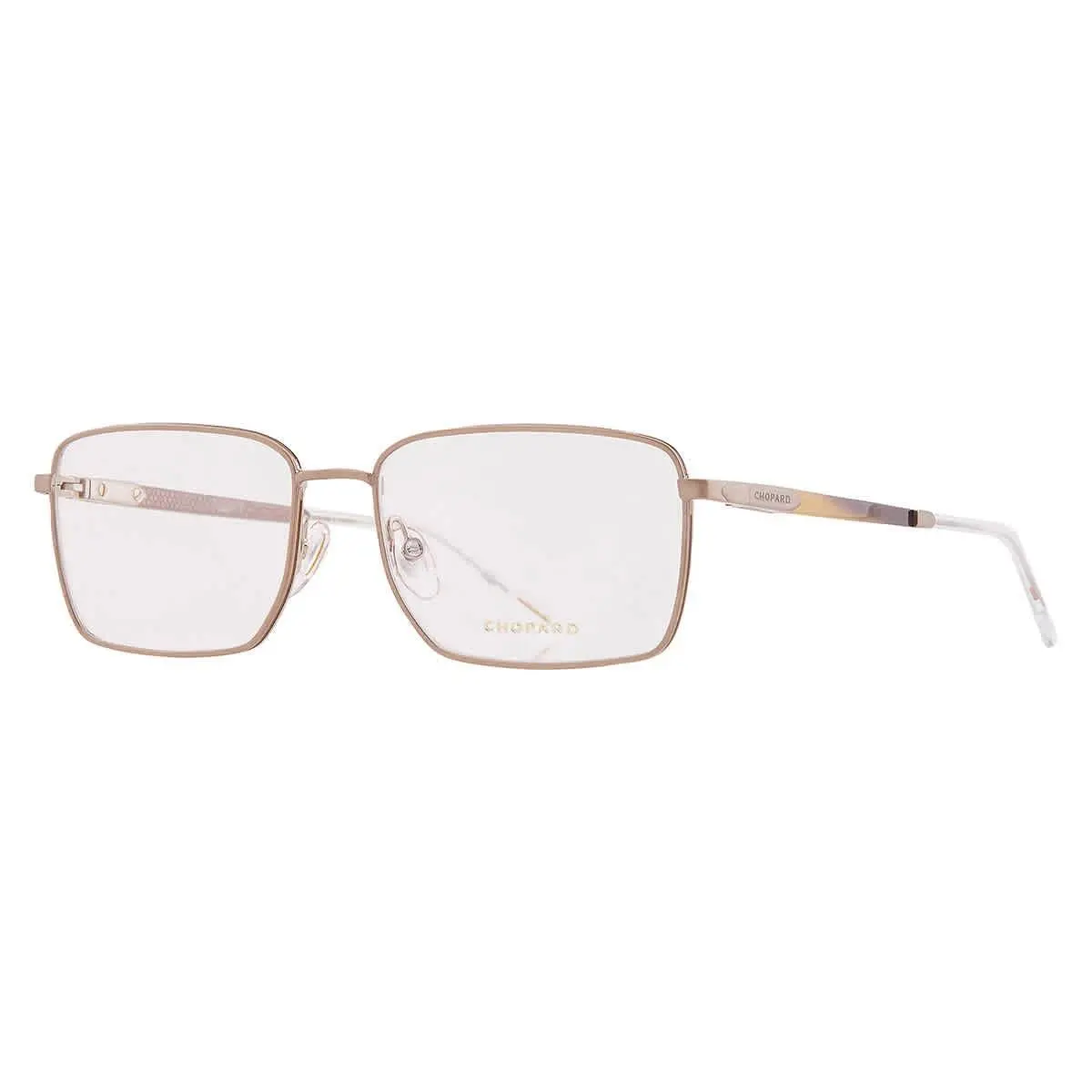 Chopard Demo Rectangular Men`s Eyeglasses VCHG05 08TS 57 VCHG05 08TS 57