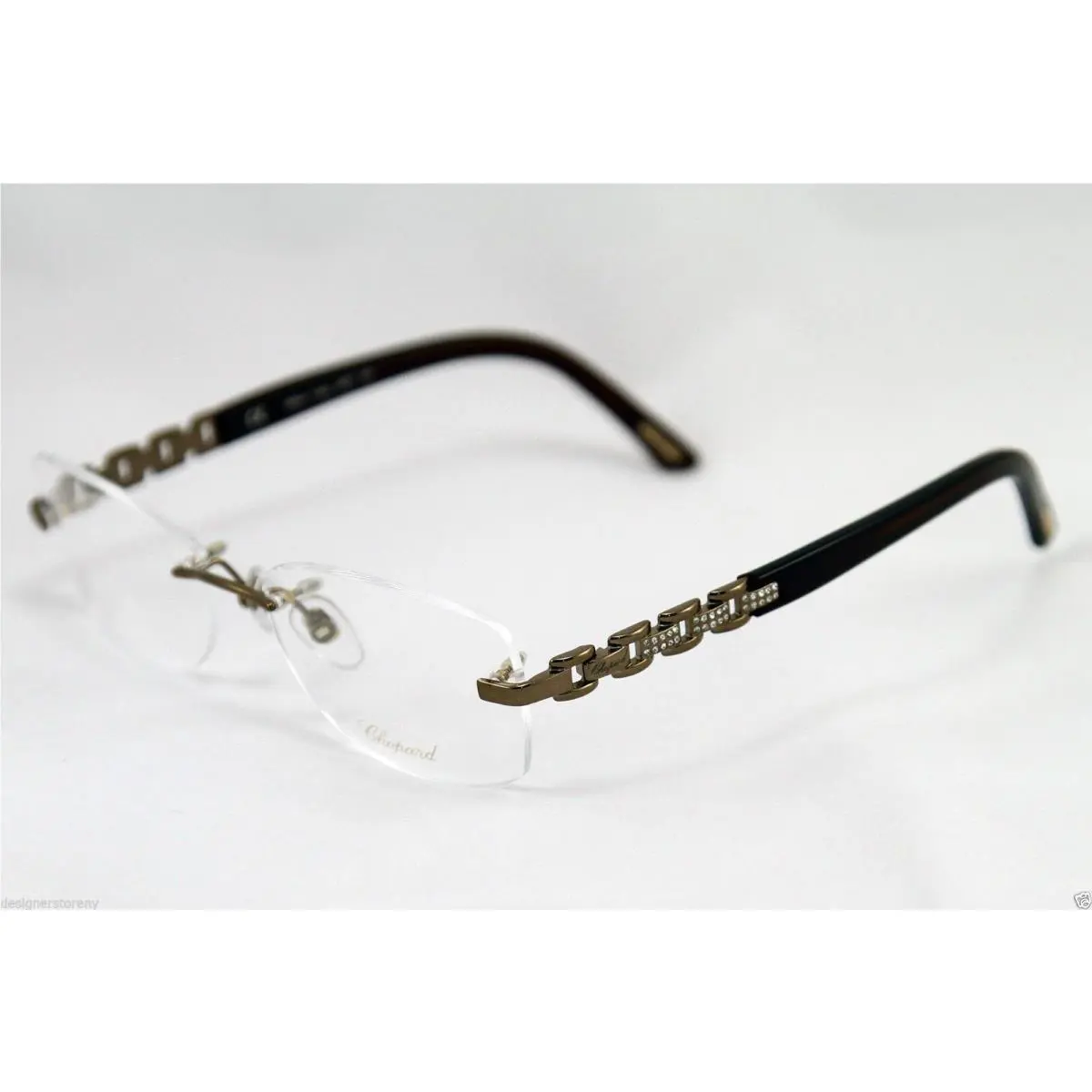 Chopard VCH728S Vch 728S 0R80 Brown Eyeglass Frame Eyewear 55-16-135