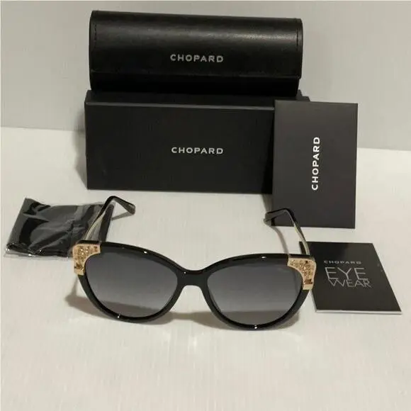 Chopard Woman’s Sunglasses sch233sn Cat Eye Made in Italy